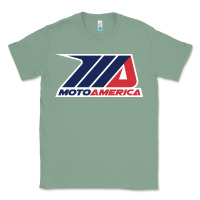 Sage motoamerica Classic Tee - linhVisuals