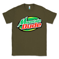Army Green #mountain dude Classic Tee - linhVisuals