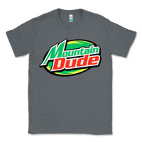 Charcoal Heather #mountain dude Classic Tee - linhVisuals
