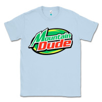 Dusty Blue #mountain dude Classic Tee - linhVisuals