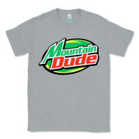 Heather Grey #mountain dude Classic Tee - linhVisuals