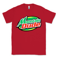 Red #mountain dude Classic Tee - linhVisuals