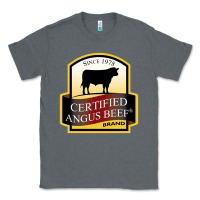 Charcoal Heather angus beef Classic Tee - linhVisuals
