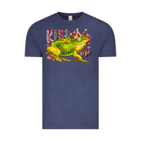 Vintage Denim kiss me frog Vintage Tee - RacoonDesign