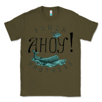 Army Green Punch Brothers Classic Tee - linhVisuals