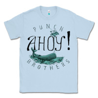 Dusty Blue Punch Brothers Classic Tee - linhVisuals