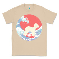 Mushroom bedlington terrier t  shirt bedlington terrier gifts   ocean waves sur Classic Tee - linhVisuals
