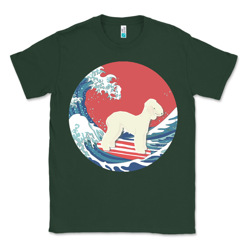 Bedlington Terrier T  Shirt Bedlington Terrier Gifts   Ocean Waves Sur Classic Tee by linhVisuals | Teevron