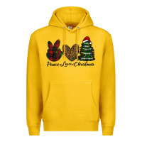 Lemon peace love christmas Premium Hoodie - RanaPortraitStore