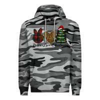Slate Camo peace love christmas Premium Hoodie - RanaPortraitStore