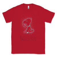 Red s.n.o.o.p.y stars Classic Tee - linhVisuals