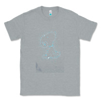 Heather Grey s.n.o.o.p.y stars Classic Tee - linhVisuals