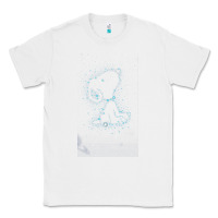 White s.n.o.o.p.y stars Classic Tee - linhVisuals