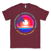 Burgundy san elijo state beach t  shirt san elijo state beach, encinitas, calif Classic Tee - linhVisuals