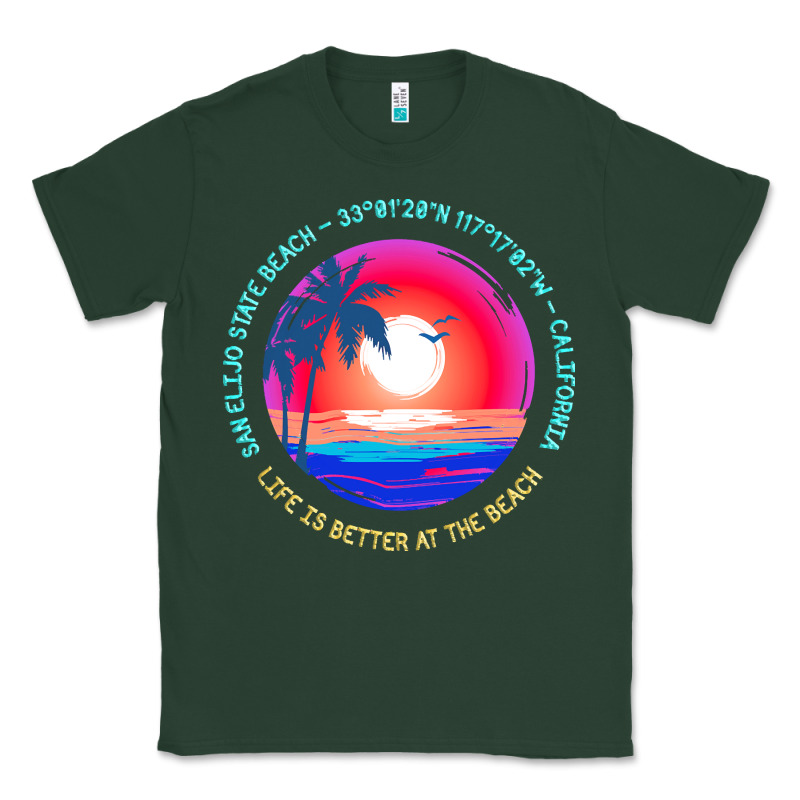 San Elijo State Beach T  Shirt San Elijo State Beach, Encinitas, Calif Classic Tee by linhVisuals | Teevron