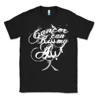 Brain Cancer T  Shirt Cancer Can Kiss My Ass! Brain ( Gray Ribbon) T Classic Tee | Teevron