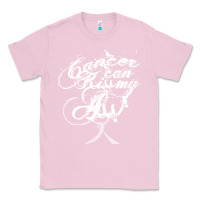 Bubblegum Pink brain cancer t  shirt cancer can kiss my ass! brain ( gray ribbon) t Classic Tee - linhVisuals