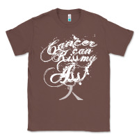 Chestnut brain cancer t  shirt cancer can kiss my ass! brain ( gray ribbon) t Classic Tee - linhVisuals