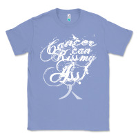 Colony Blue brain cancer t  shirt cancer can kiss my ass! brain ( gray ribbon) t Classic Tee - linhVisuals