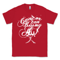 Red brain cancer t  shirt cancer can kiss my ass! brain ( gray ribbon) t Classic Tee - linhVisuals