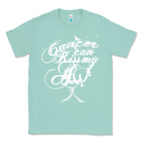 Seafoam brain cancer t  shirt cancer can kiss my ass! brain ( gray ribbon) t Classic Tee - linhVisuals