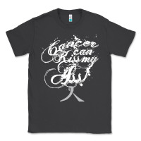 Smoke brain cancer t  shirt cancer can kiss my ass! brain ( gray ribbon) t Classic Tee - linhVisuals
