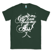 Sports Green brain cancer t  shirt cancer can kiss my ass! brain ( gray ribbon) t Classic Tee - linhVisuals