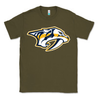 Army Green the-nashville-predators-pen Classic Tee - linhVisuals