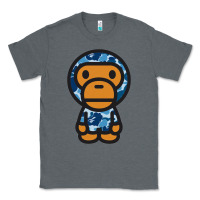 Charcoal Heather baby milo bape camo Classic Tee - linhVisuals