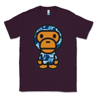 Plum baby milo bape camo Classic Tee - linhVisuals