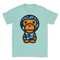 Seafoam baby milo bape camo Classic Tee - linhVisuals