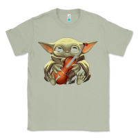 Matcha baby yoda hug violin [tb] Classic Tee - linhVisuals