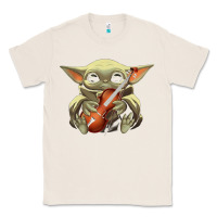 Natural baby yoda hug violin [tb] Classic Tee - linhVisuals
