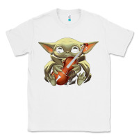 White baby yoda hug violin [tb] Classic Tee - linhVisuals