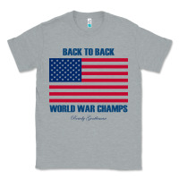 Heather Grey back to back world war champs back [tw] Classic Tee - linhVisuals