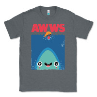 Charcoal Heather awws Classic Tee - linhVisuals