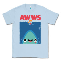 Dusty Blue awws Classic Tee - linhVisuals