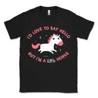 Black i'm a little horse Classic Tee - linhVisuals
