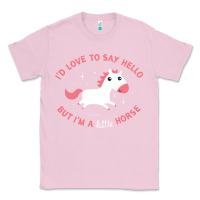 Bubblegum Pink i'm a little horse Classic Tee - linhVisuals