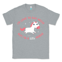 Heather Grey i'm a little horse Classic Tee - linhVisuals