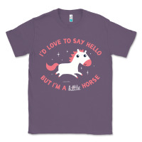 Lavender i'm a little horse Classic Tee - linhVisuals