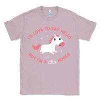 Lilac i'm a little horse Classic Tee - linhVisuals
