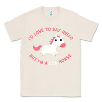 Natural i'm a little horse Classic Tee - linhVisuals