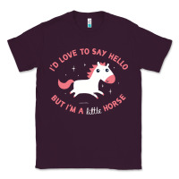 Plum i'm a little horse Classic Tee - linhVisuals