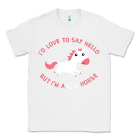 White i'm a little horse Classic Tee - linhVisuals