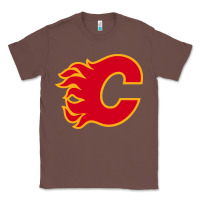 Chestnut the-flames-calgary-sports Classic Tee - linhVisuals