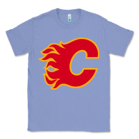 Colony Blue the-flames-calgary-sports Classic Tee - linhVisuals