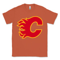 Copper the-flames-calgary-sports Classic Tee - linhVisuals