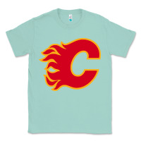 Seafoam the-flames-calgary-sports Classic Tee - linhVisuals