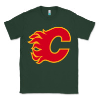 Sports Green the-flames-calgary-sports Classic Tee - linhVisuals